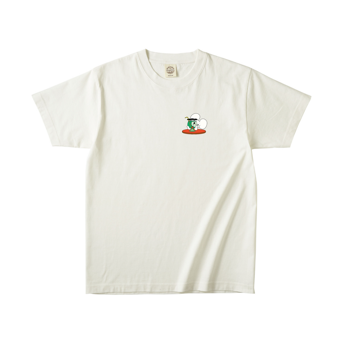 オーガニック半袖Tシャツ コットン|YURI ICHIMURA シラタマ ワンポイント