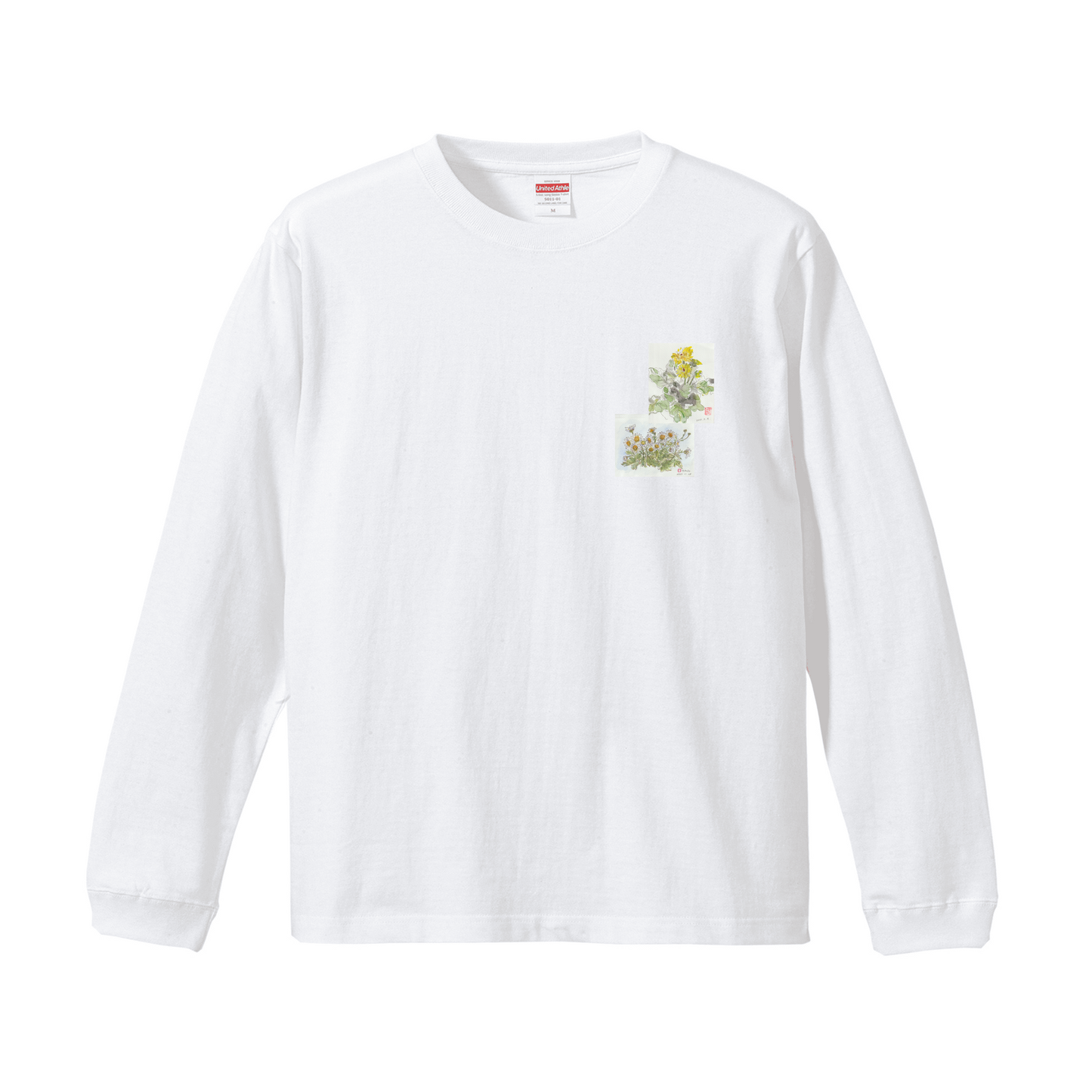 ホワイトロングスリーブTシャツ Mサイズ