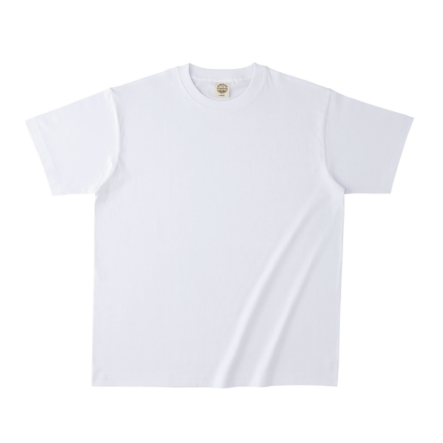 ホワイトオーガニック半袖Tシャツ Sサイズ