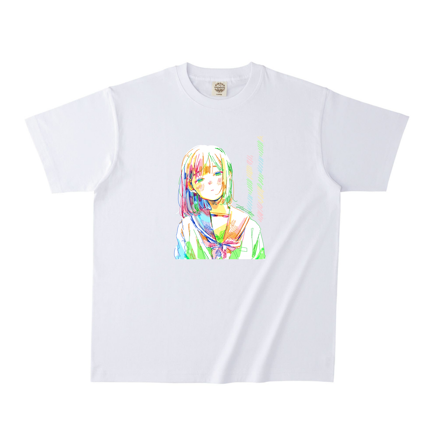 ホワイトオーガニック半袖Tシャツ Mサイズ
