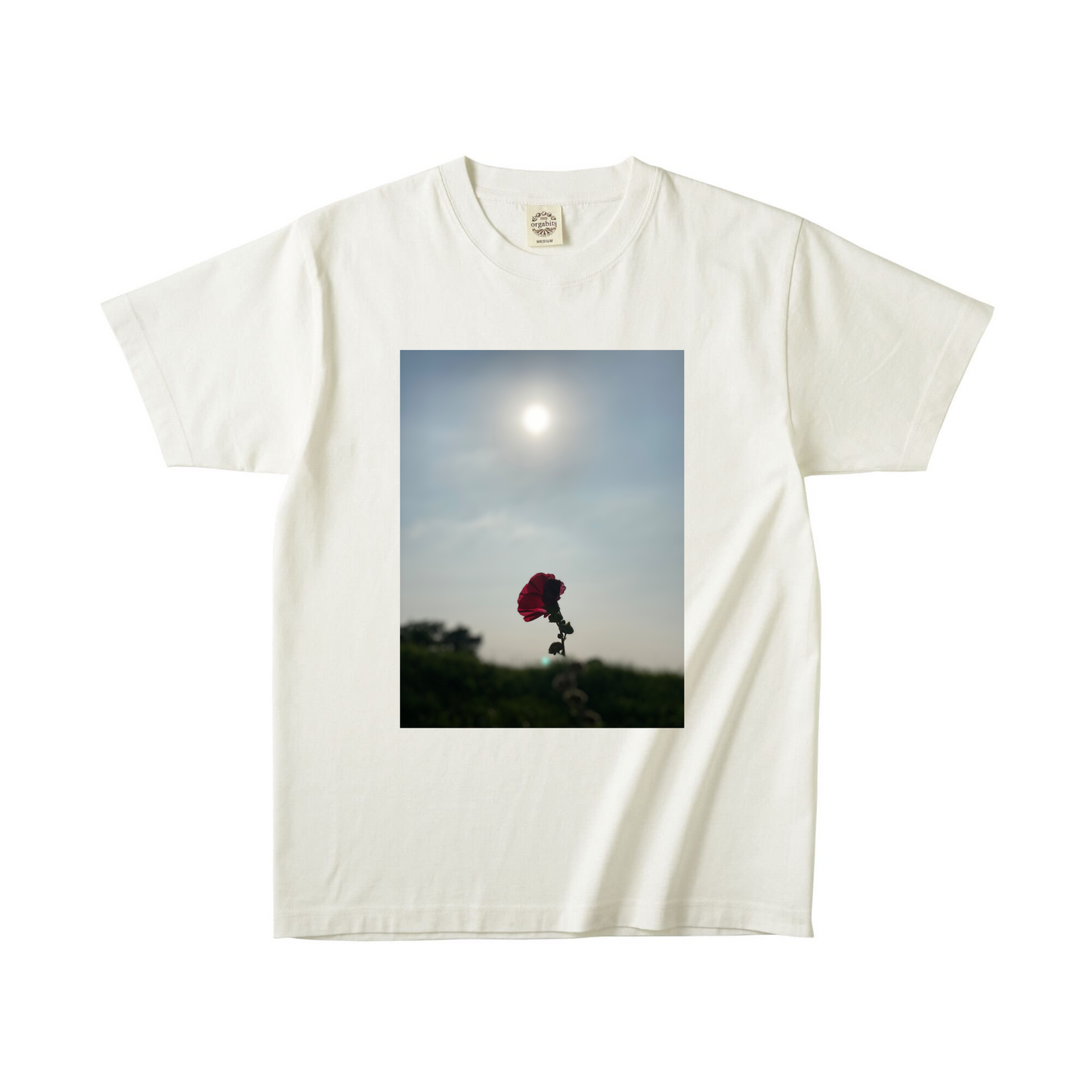 ナチュラルオーガニック半袖Tシャツ Mサイズ