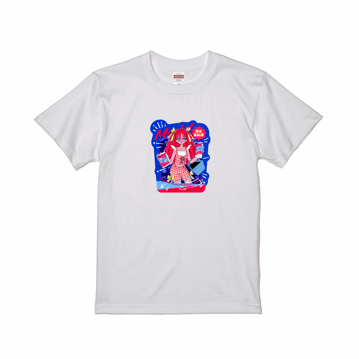 スタンダード半袖Tシャツ ホワイト
Mサイズ