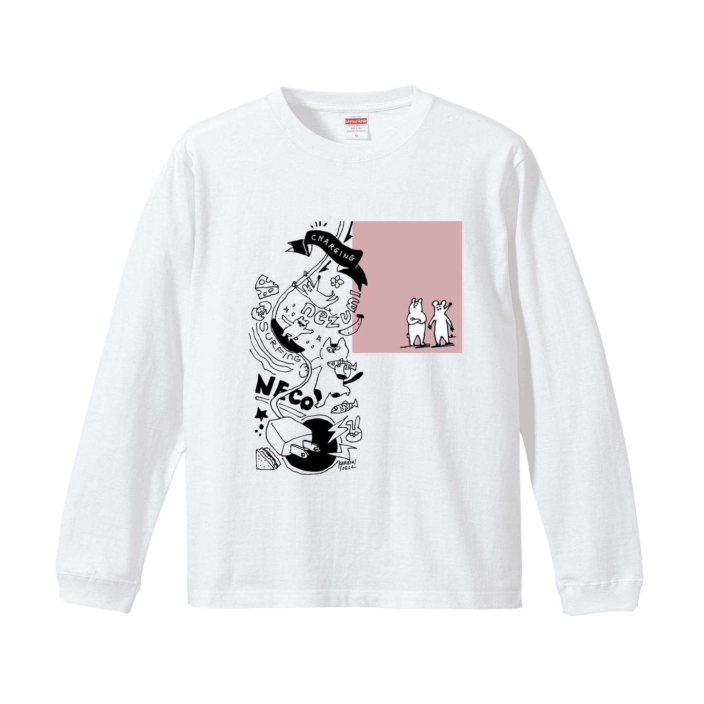 ホワイトロングスリーブTシャツ Sサイズ