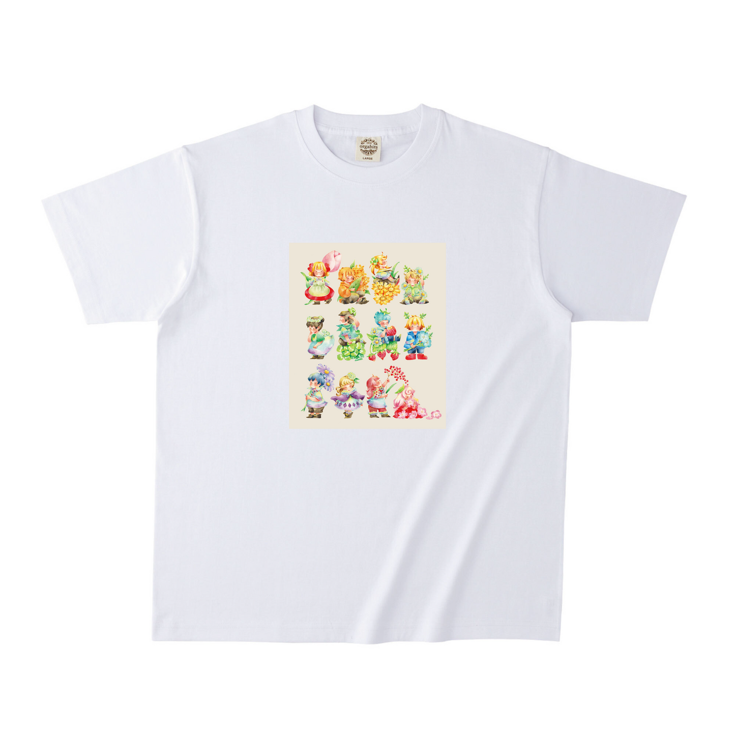 オーガニック半袖Tシャツ コットン
ホワイト
Sサイズ