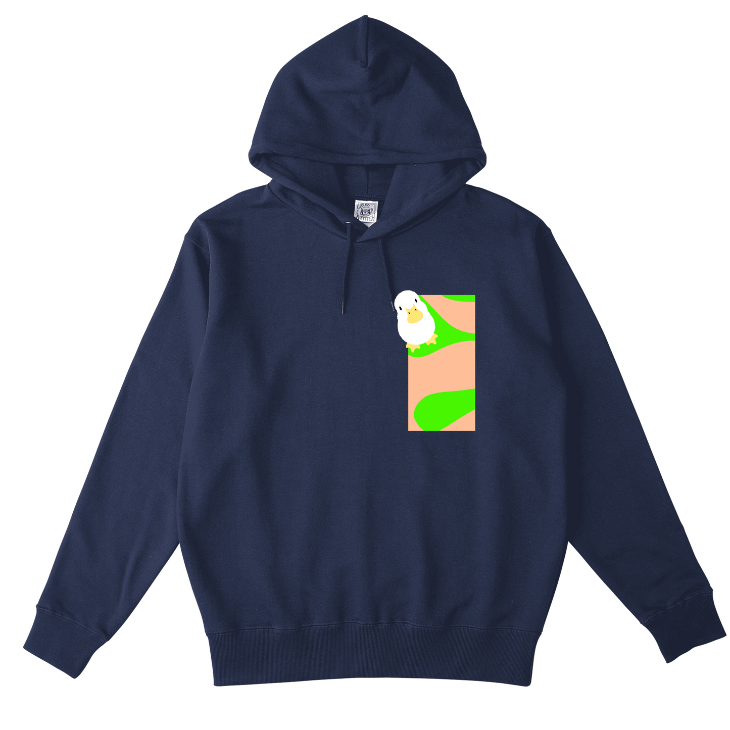 ネイビーポケットレスパーカー Sサイズ