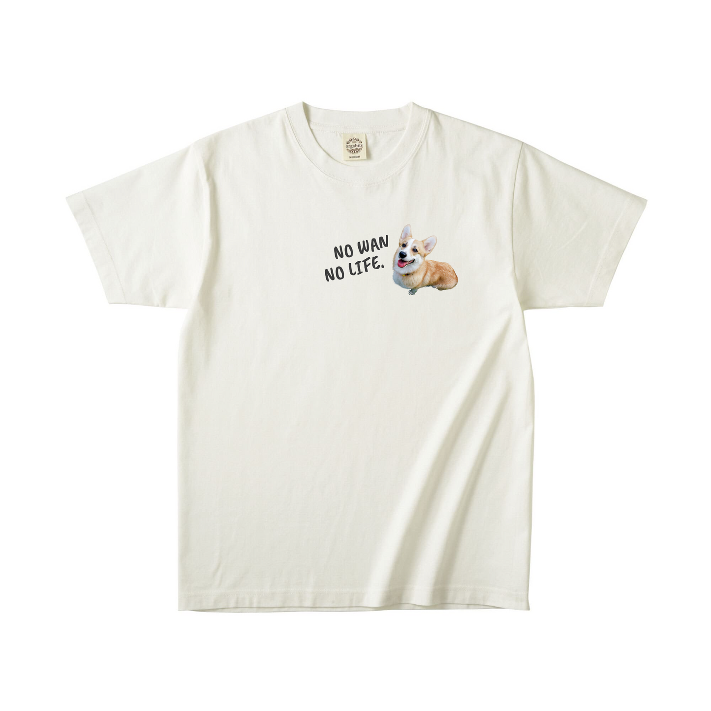 ナチュラルオーガニック半袖Tシャツ Sサイズ NO WAN NO LIFE.