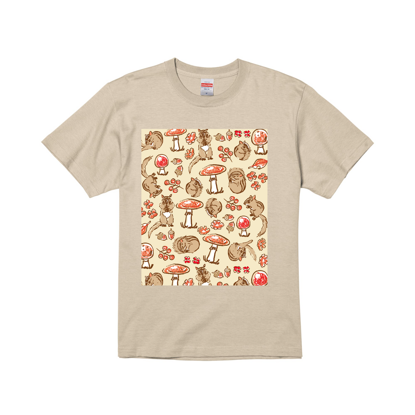 サンドベージュスタンダード半袖Tシャツ Mサイズ