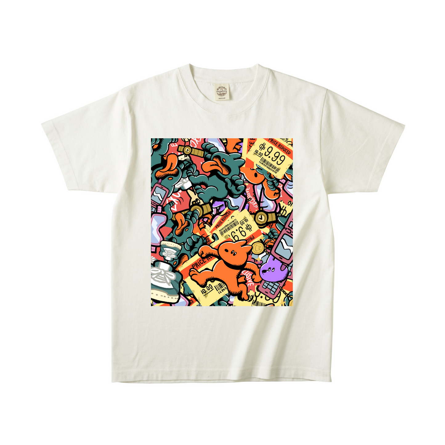 オーガニック半袖Tシャツ コットン
ナチュラル
Lサイズ character accessories