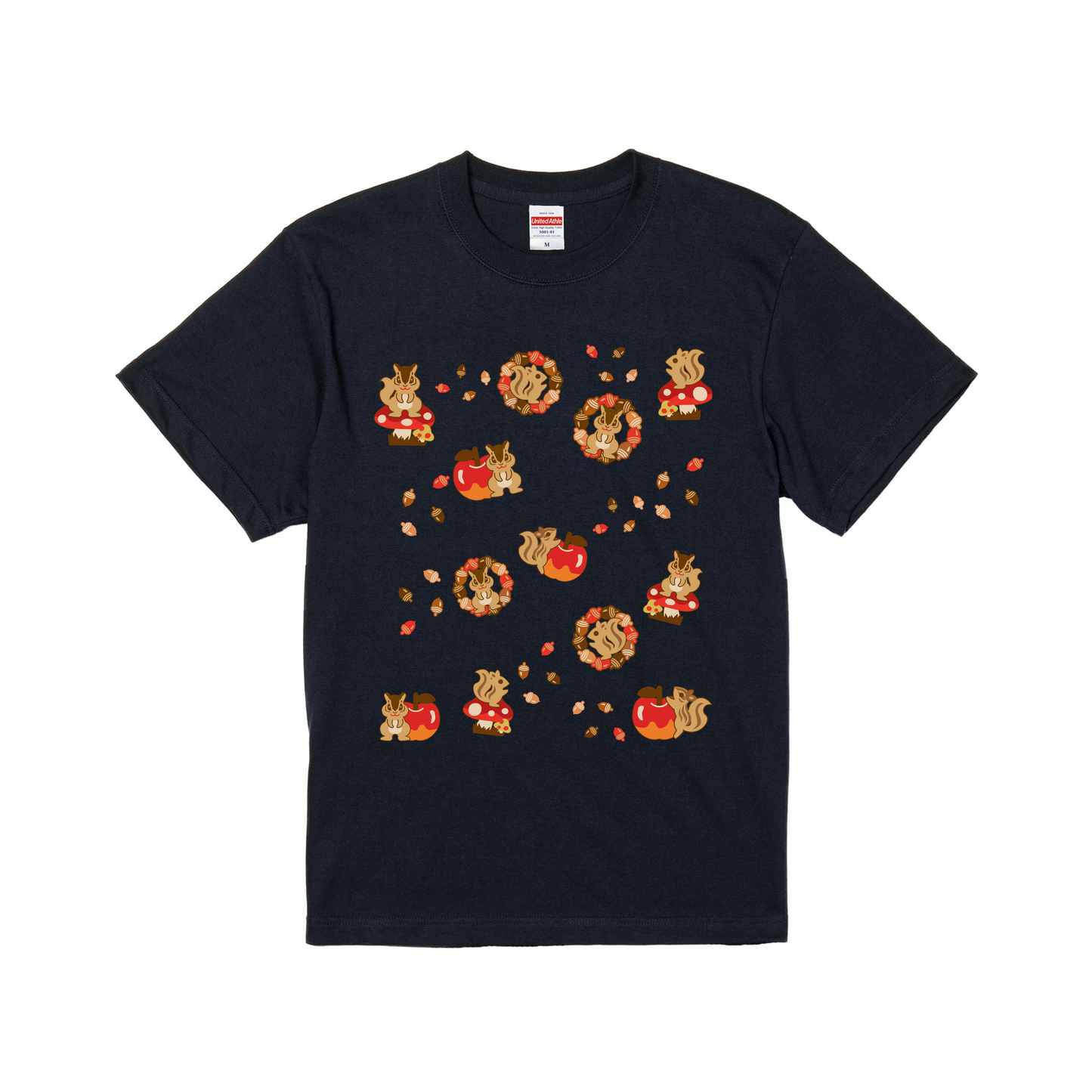 スタンダード半袖Tシャツ "little shop" 小さなリスの雑貨屋さん 20240916_01