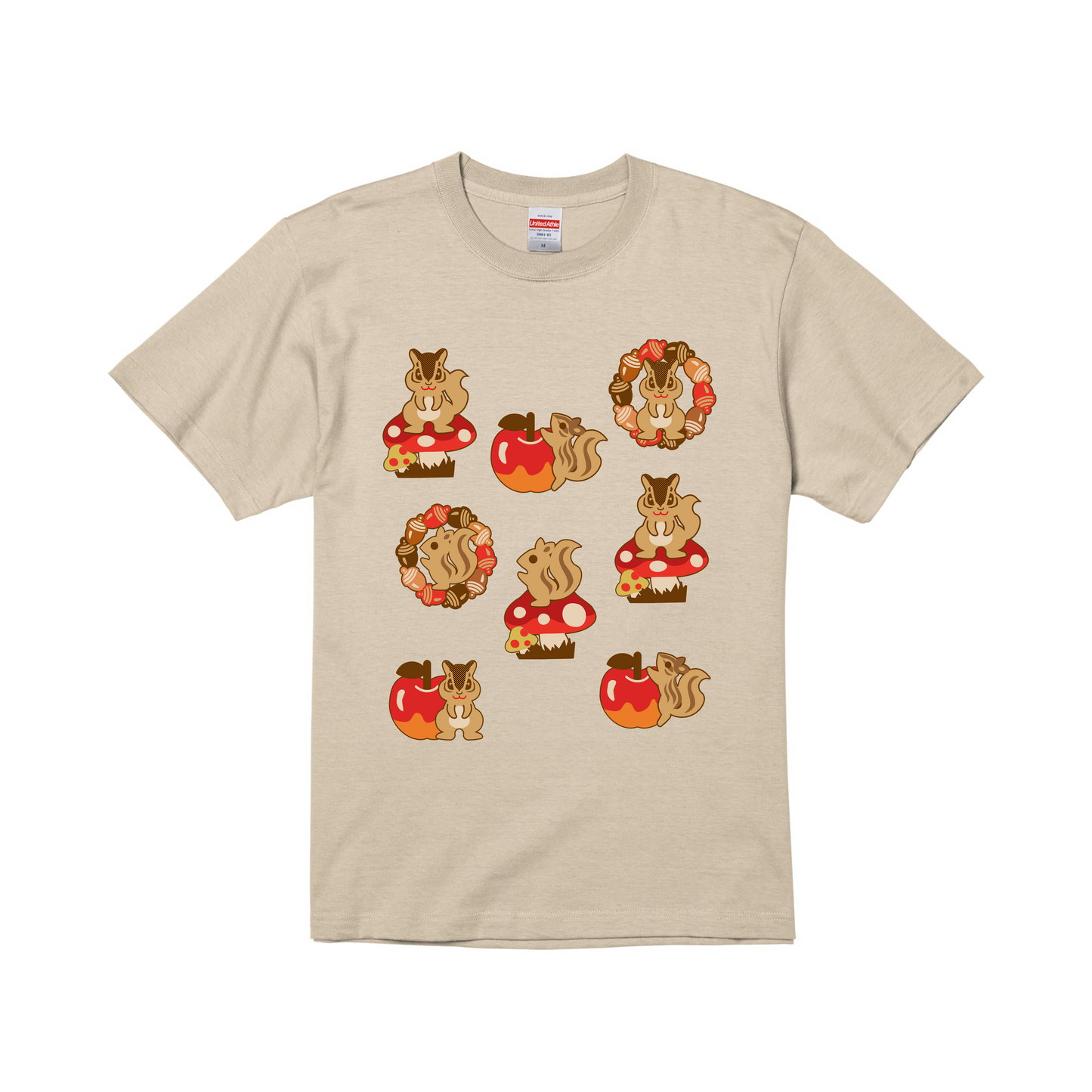 サンドベージュスタンダード半袖Tシャツ Mサイズ