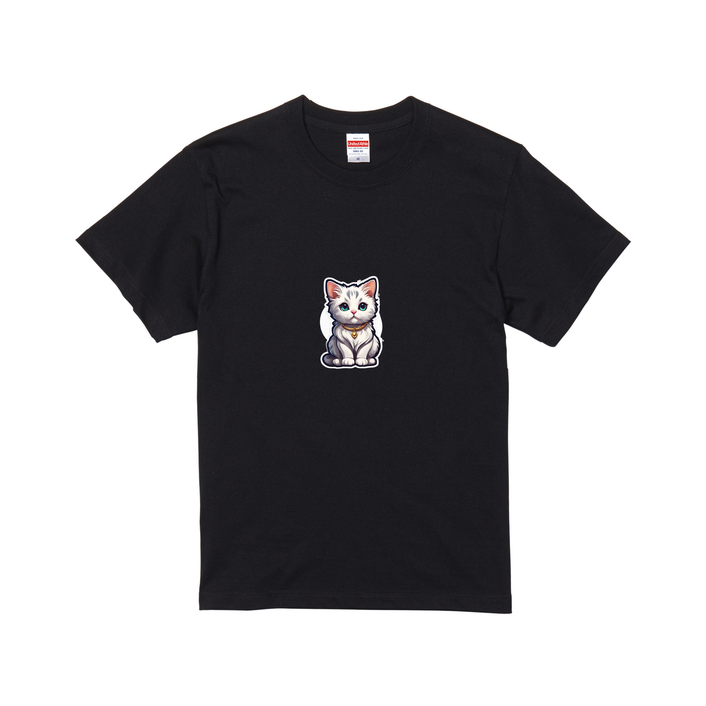 スタンダード半袖Tシャツ ブラック
Lサイズ 猫