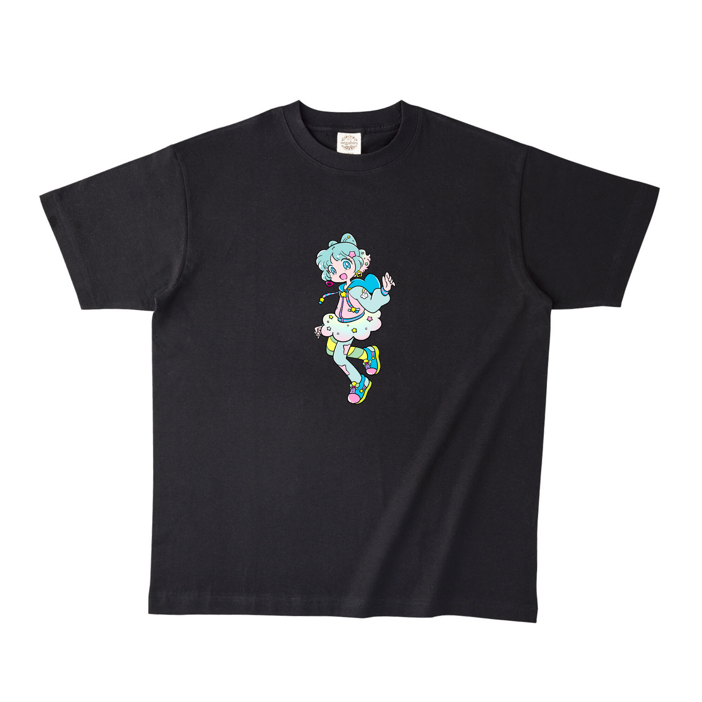 オーガニック半袖Tシャツ コットン
ブラック
Mサイズ