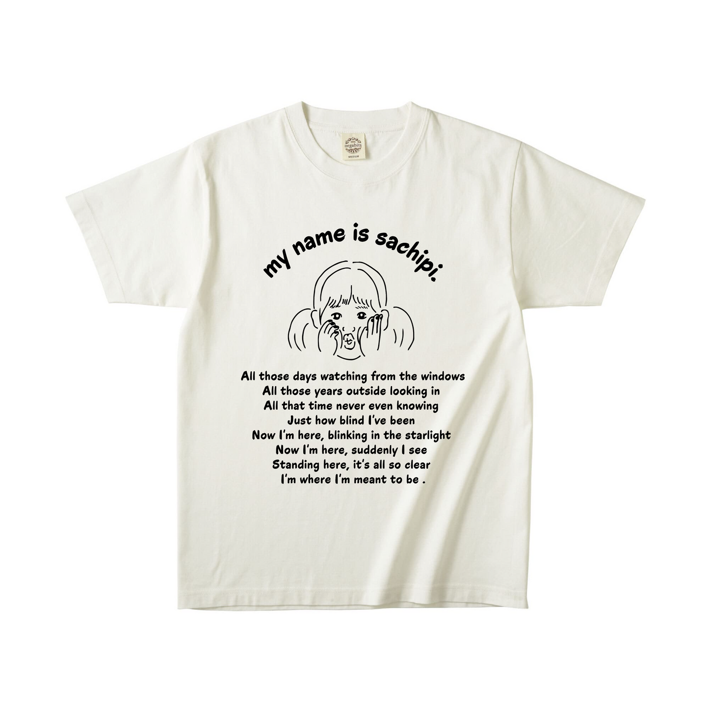 ナチュラルオーガニック半袖Tシャツ Lサイズ
