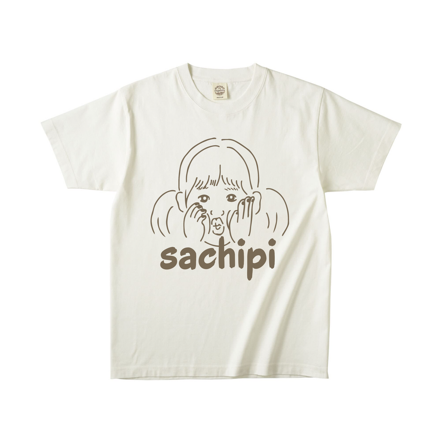 ナチュラルオーガニック半袖Tシャツ Sサイズ