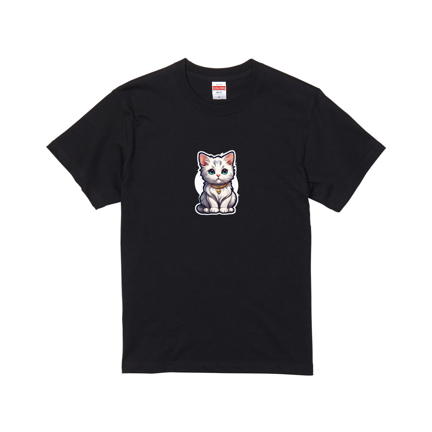 スタンダード半袖Tシャツ ブラック
Lサイズ 猫