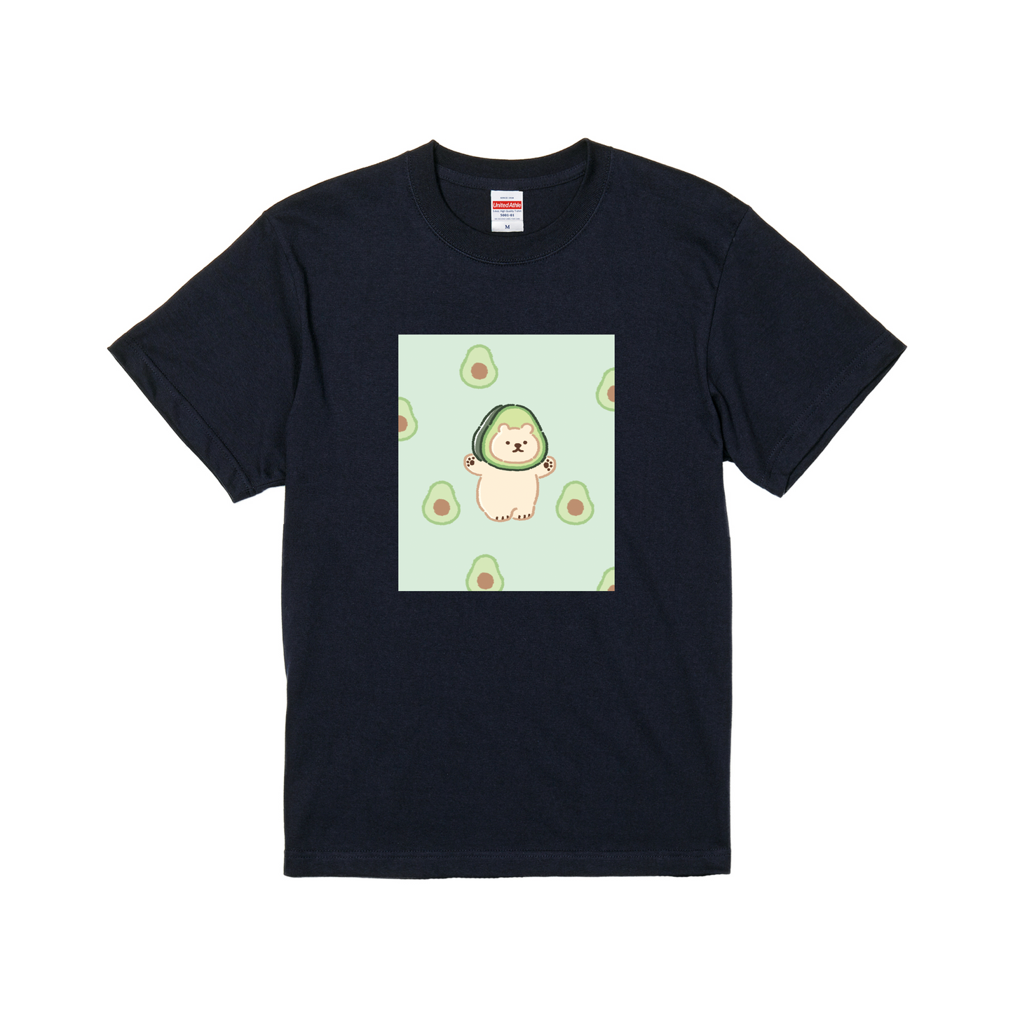 スタンダード半袖Tシャツ ネイビー
Mサイズ アニマル くま