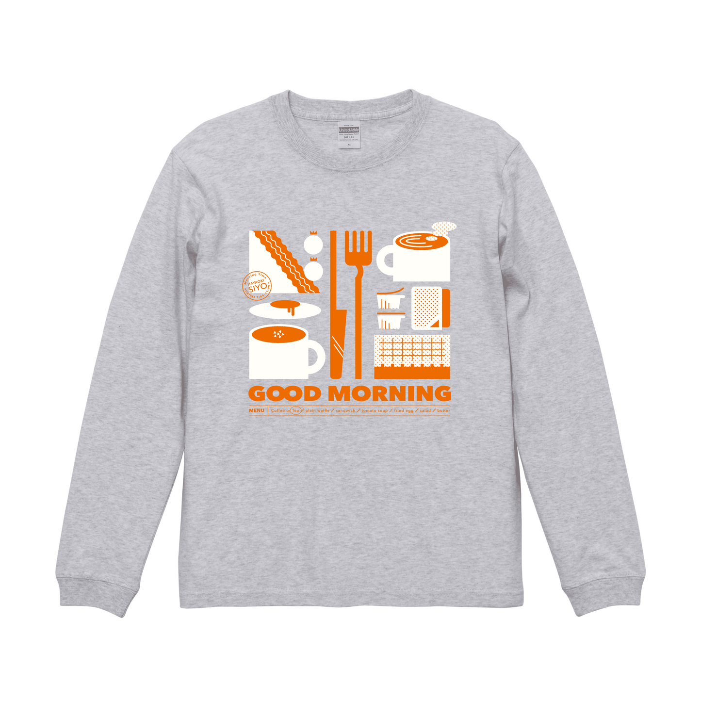 アッシュロングスリーブTシャツ XLサイズ