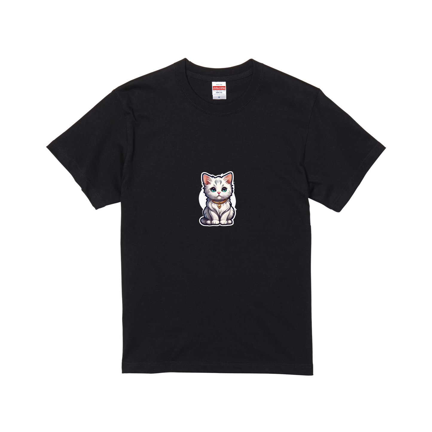 スタンダード半袖Tシャツ ブラック
Lサイズ 猫