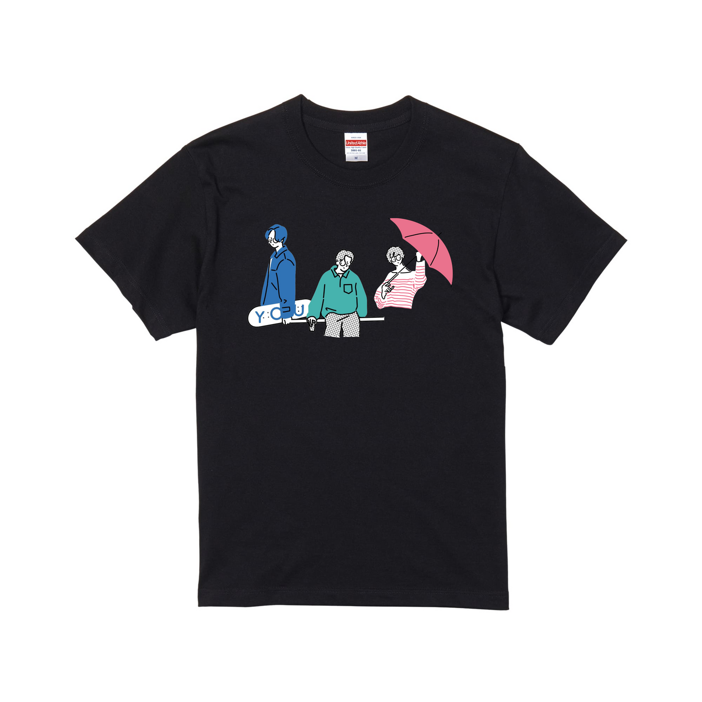 スタンダード半袖Tシャツ ブラック
Mサイズ