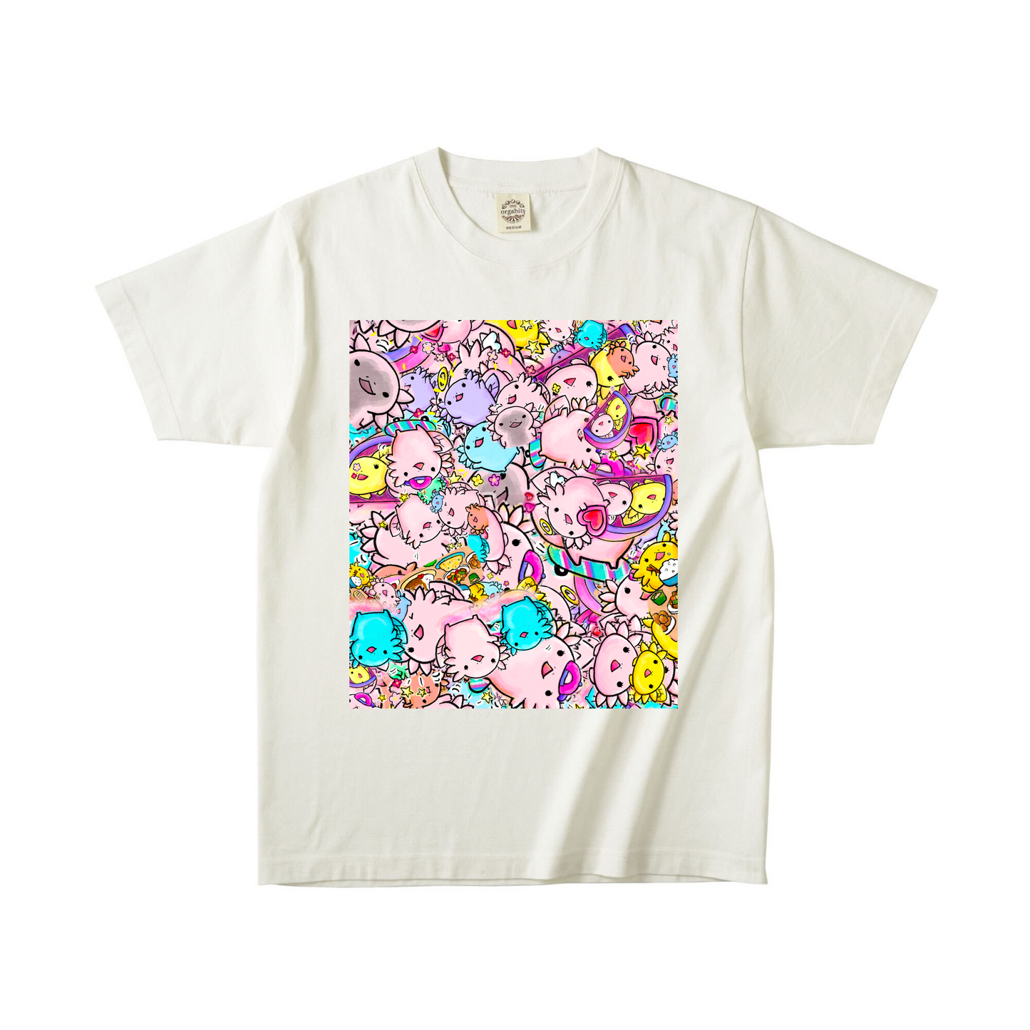 ナチュラルオーガニック半袖Tシャツ Mサイズ