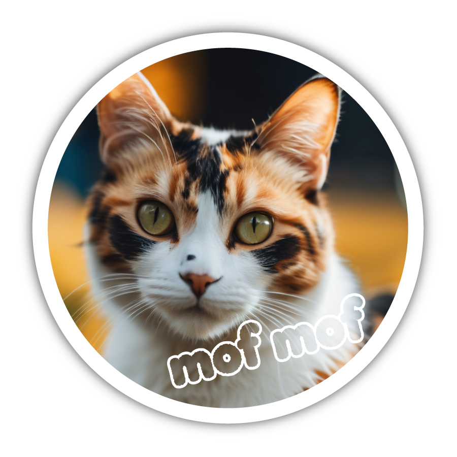 おやつ缶 丸缶 Sサイズ 三毛猫