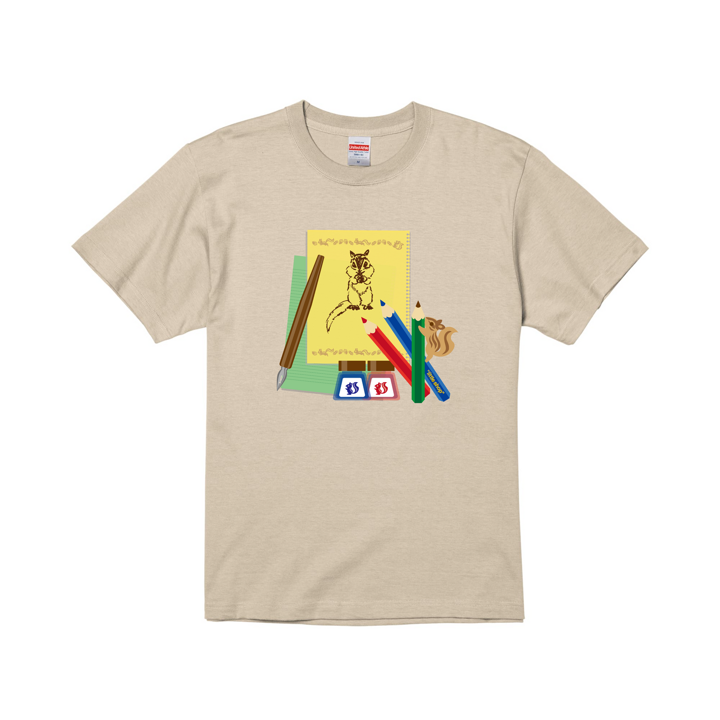 サンドベージュスタンダード半袖Tシャツ Mサイズ