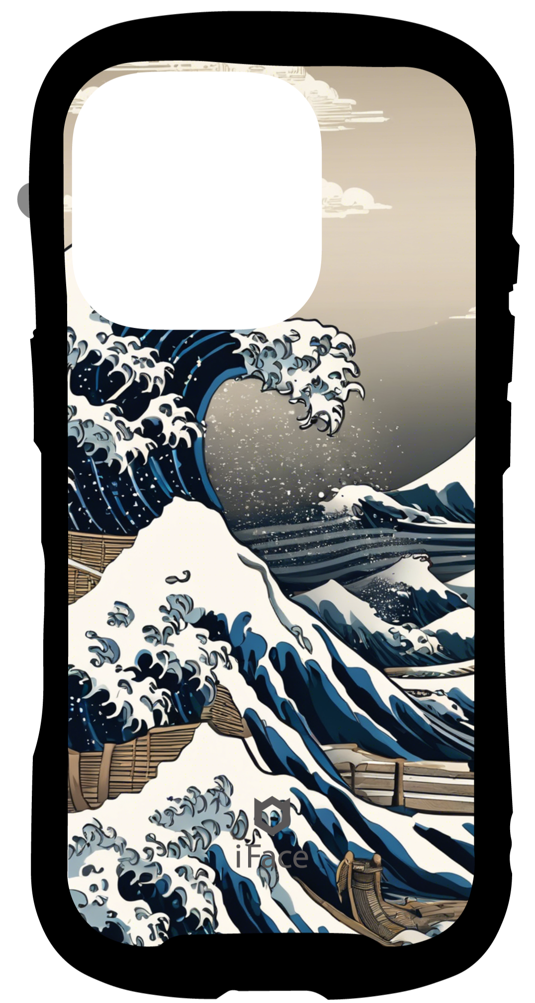 iFace reflectionインナーシート iPhone16Pro Great wave of Kanagawa