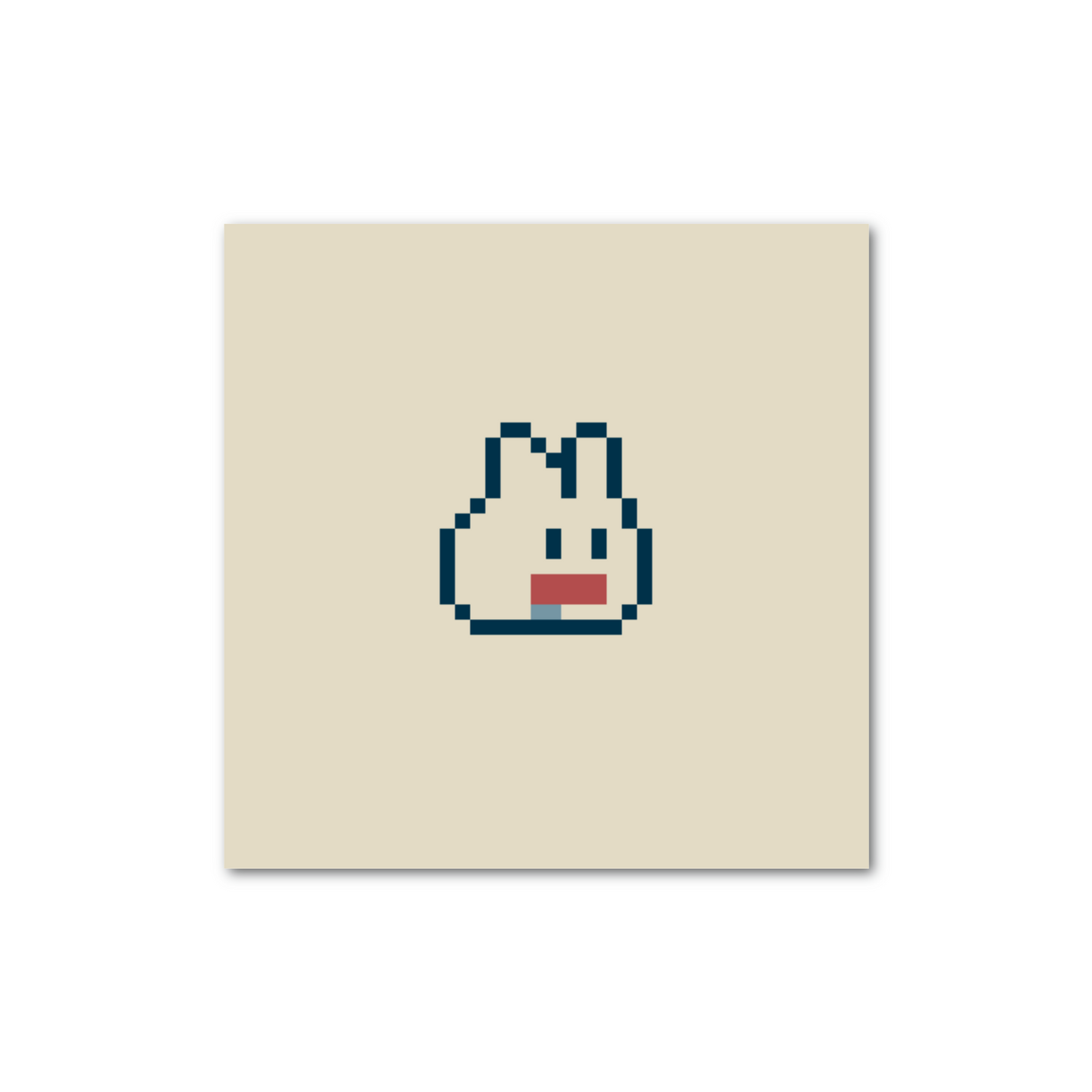 ペーパーウエイト(10cm × 10cm、厚さ2cm) アクリル