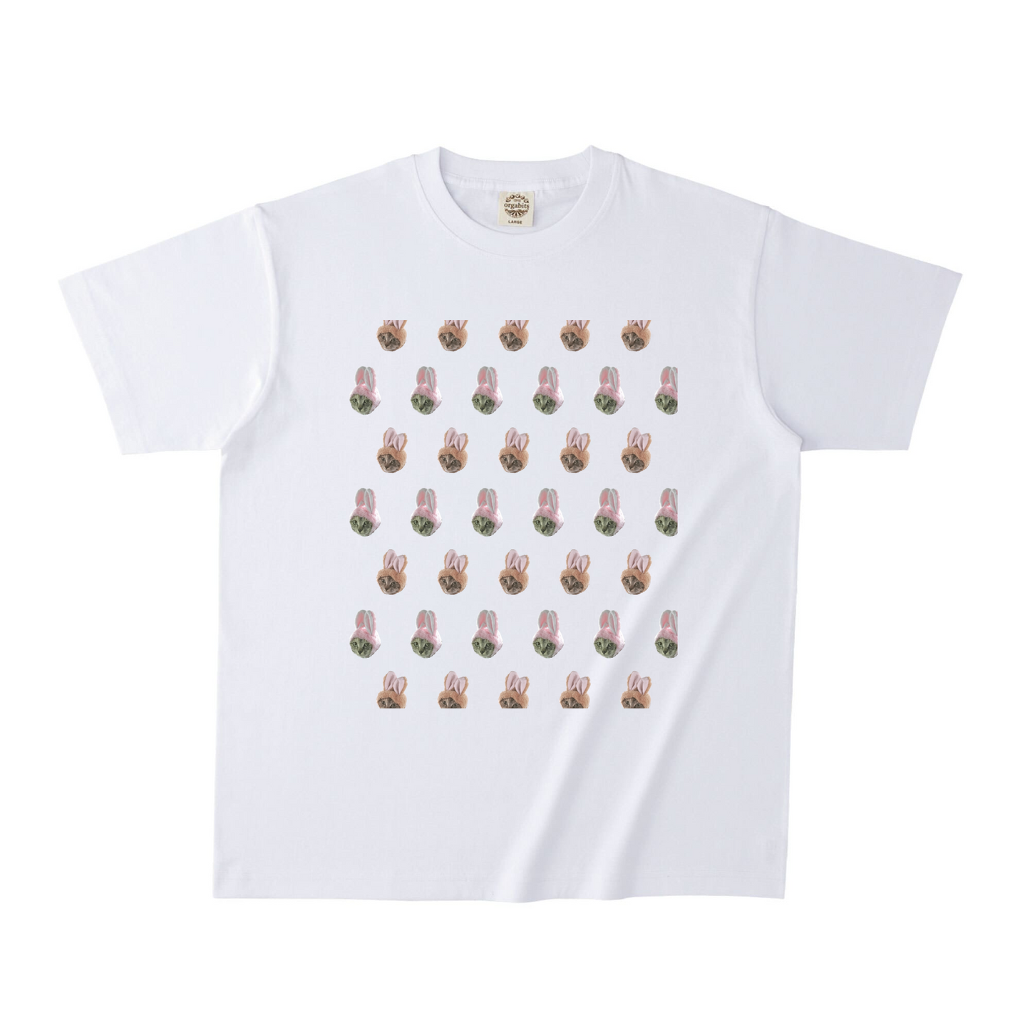 ホワイトオーガニック半袖Tシャツ Mサイズ