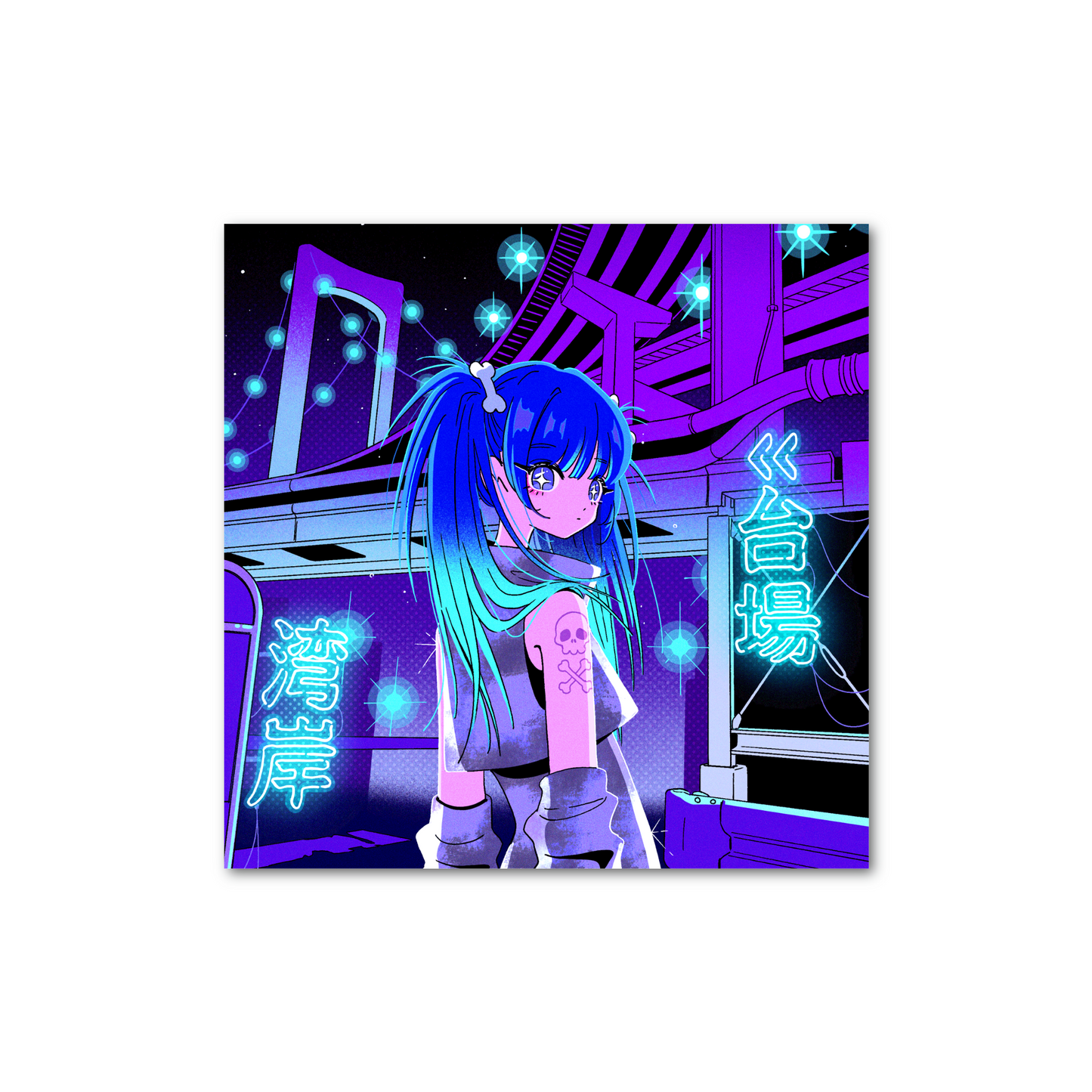 ペーパーウエイト(10cm × 10cm、厚さ2cm) アクリル