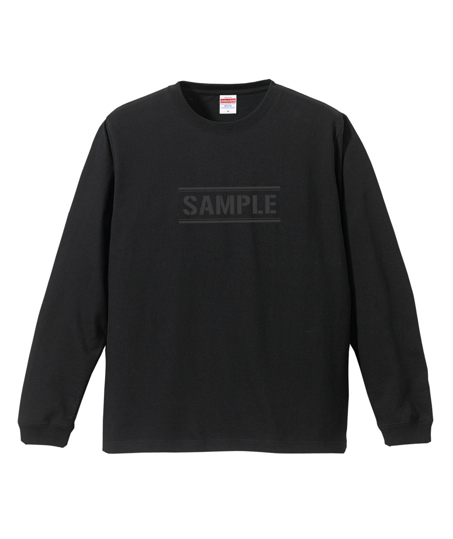 ブラックロングスリーブTシャツ Mサイズ