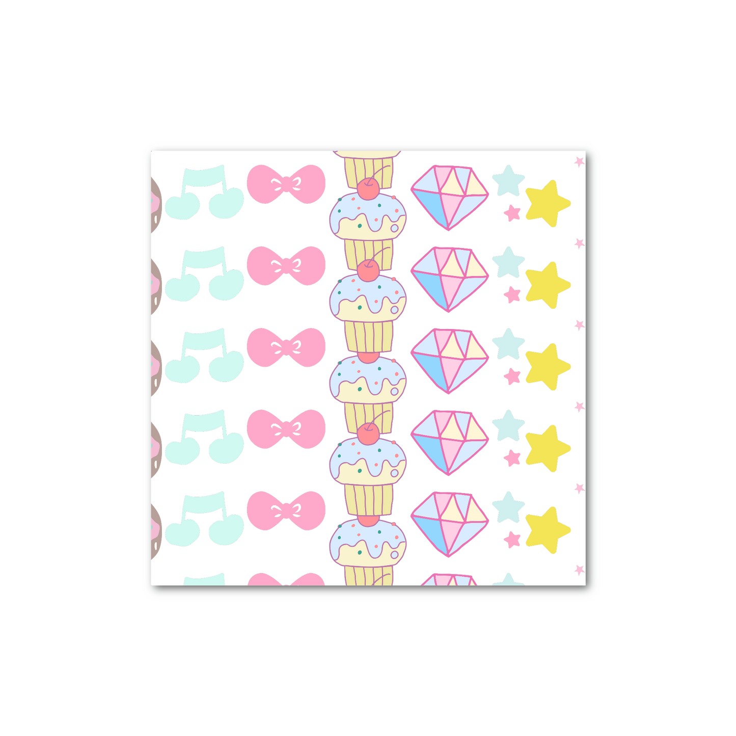 ペーパーウエイト(10cm × 10cm、厚さ2cm) アクリル