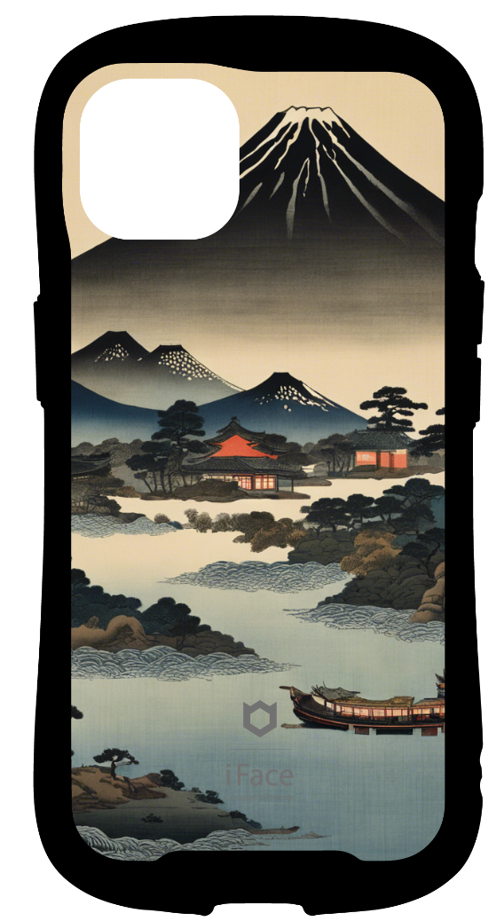 iFace reflectionインナーシート iPhone13 富士山 浮世絵