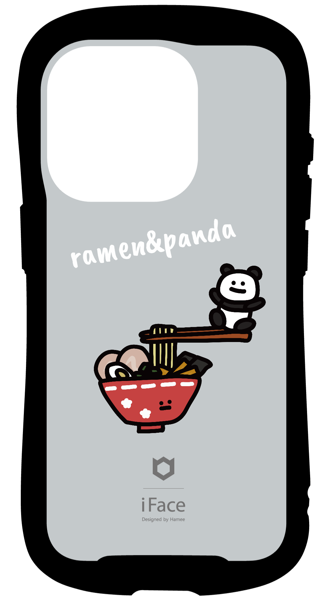 iFace reflectionインナーシート iPhone15Pro 動物 ramen ramen&panda