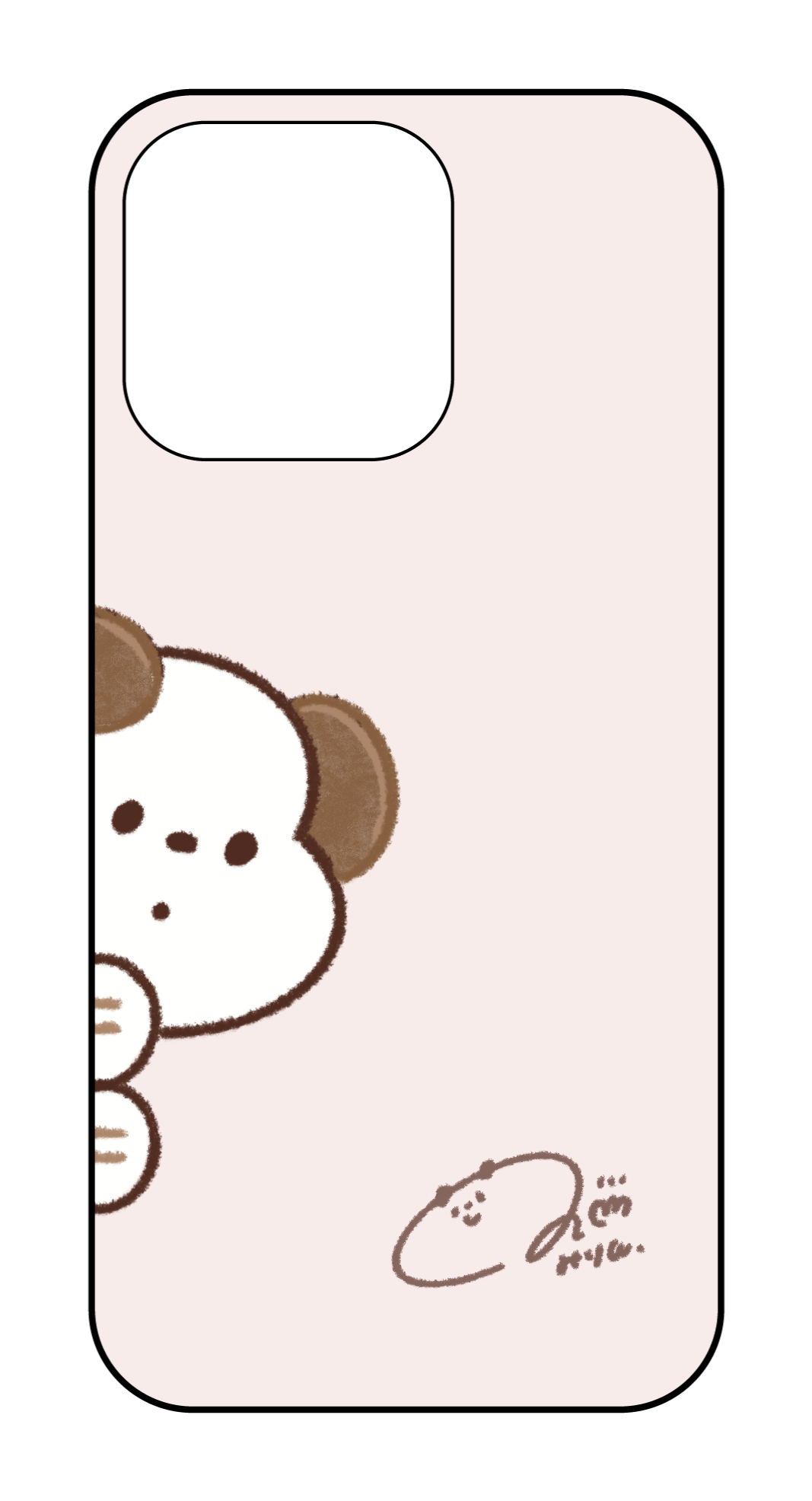 カスタマイズスマホケース iPhone13Pro キャラクター ちゃちゃ