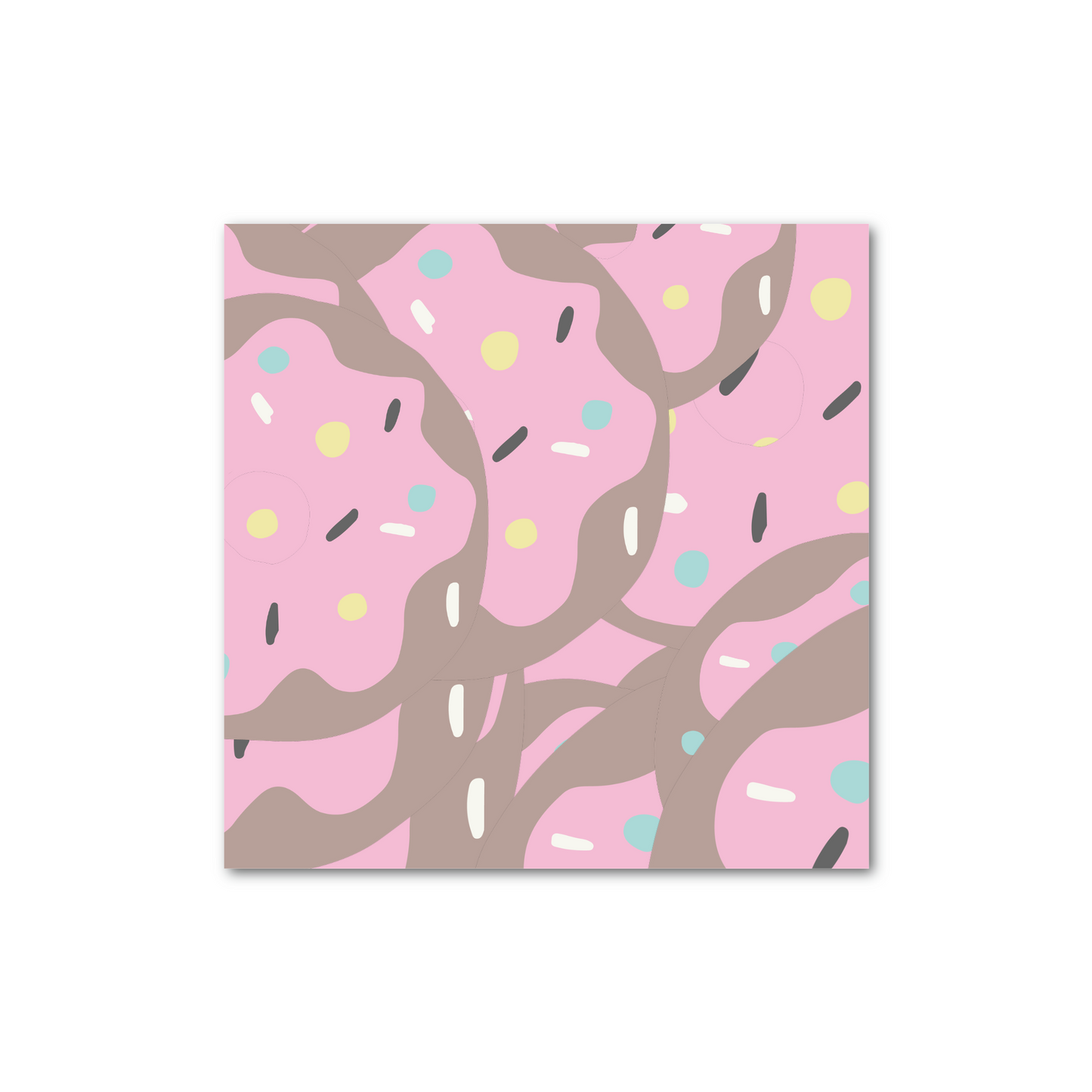 ペーパーウエイト(10cm × 10cm、厚さ2cm) アクリル