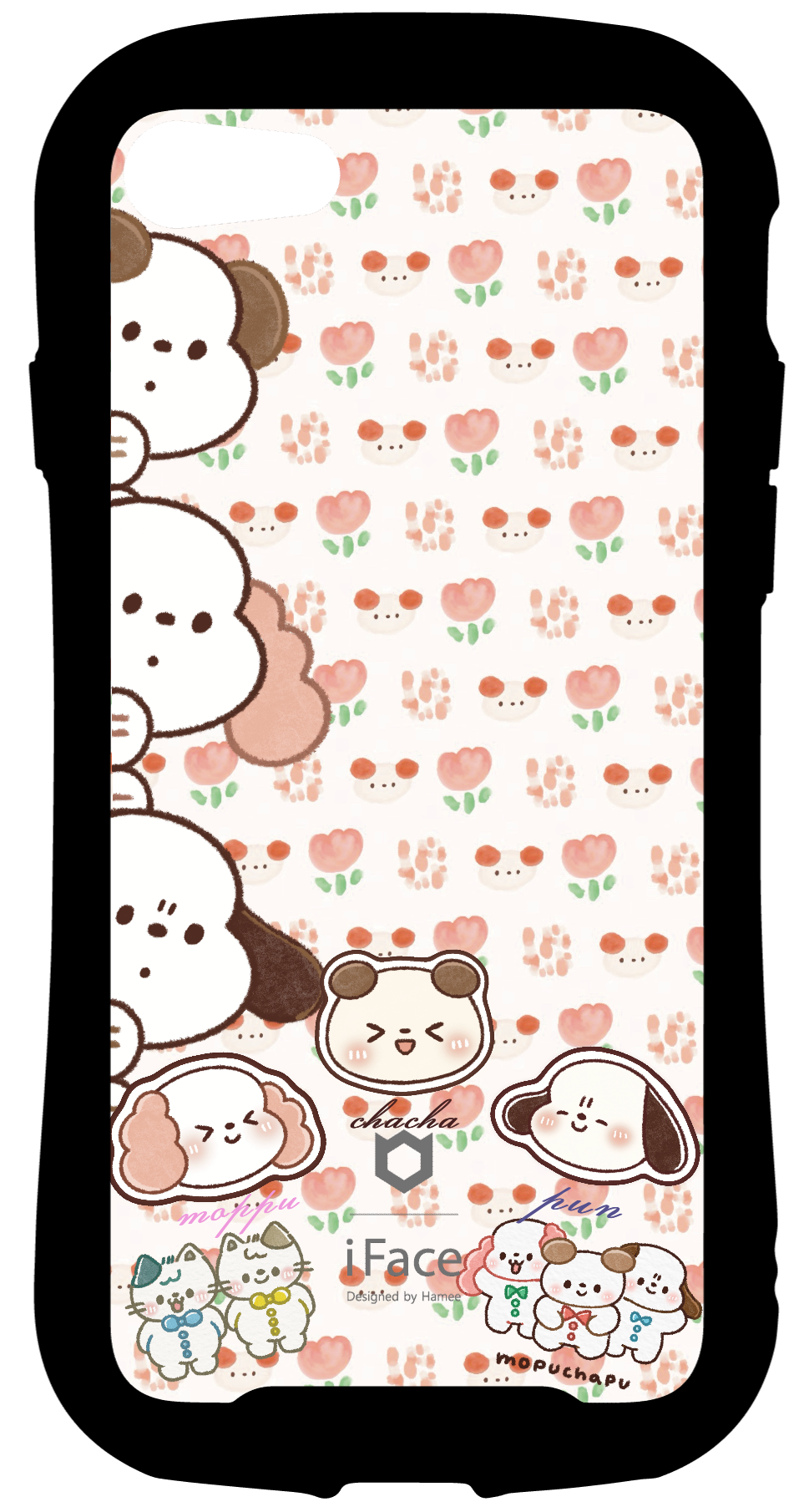 iFace reflectionインナーシート iPhone SE 2022/SE 2020/8/7 キャラクター ちゃちゃ もっぷ ぷん PUN みりん moppu chacha pun