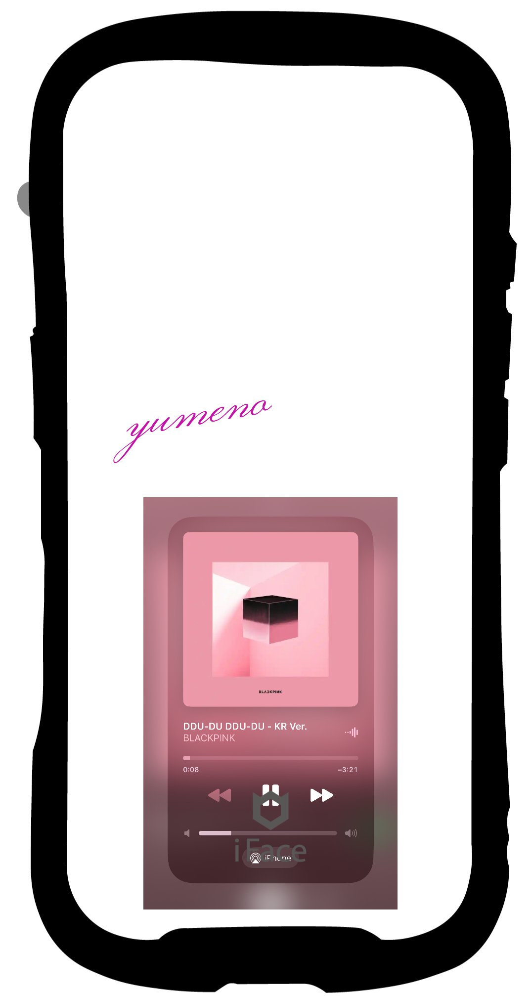iFace reflectionインナーシート iPhone16Pro yumeno カスタムカーと女性 💎