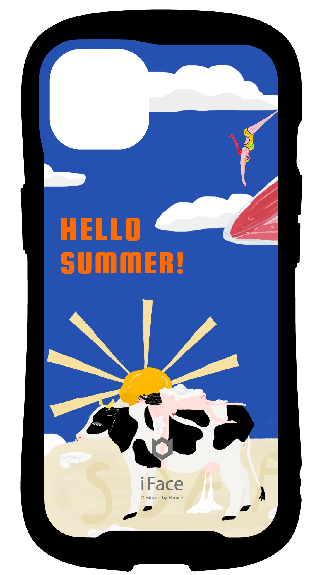 iFace reflectionインナーシート iPhone13 HELLO SUMMER!