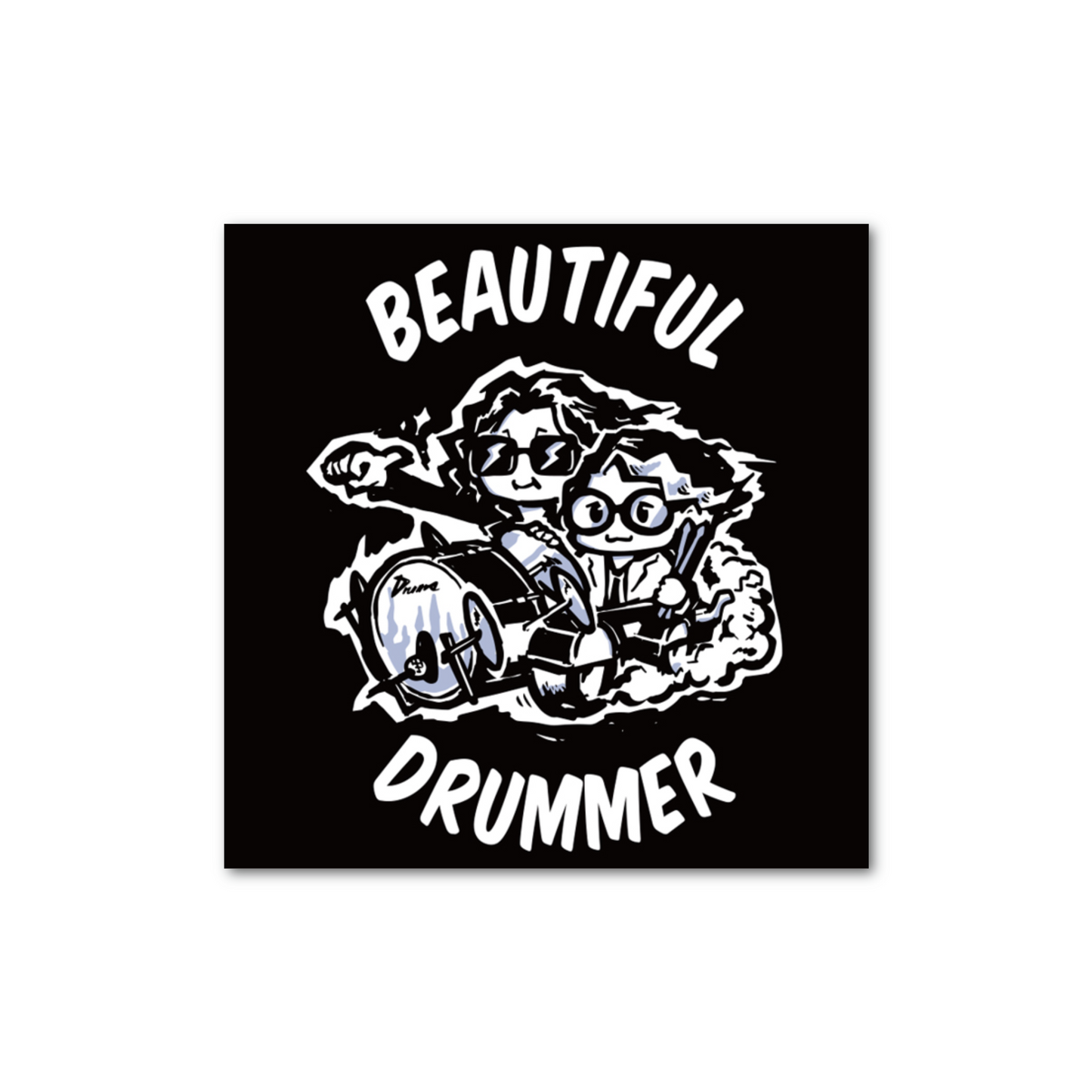 ペーパーウエイト(10cm × 10cm、厚さ2cm) アクリル