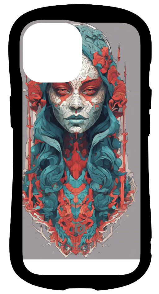 iFace reflectionインナーシート iPhone15 不気味 ホラー 怖い 美しい 横顔