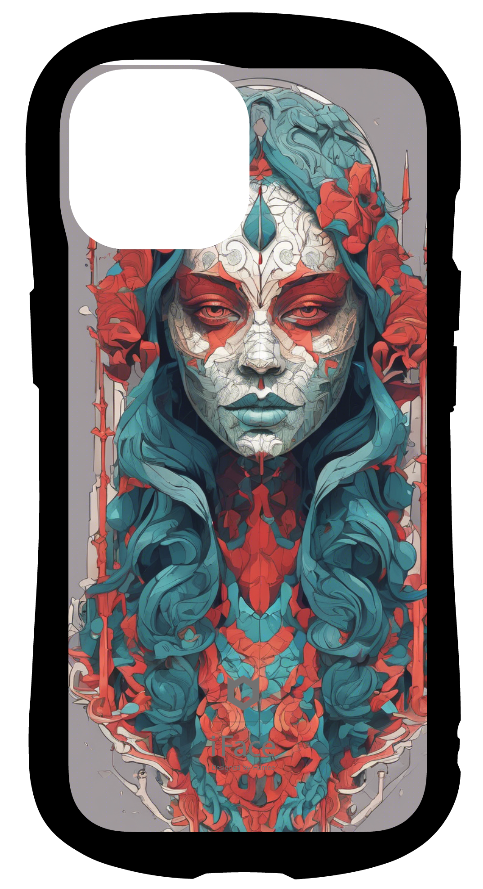 iFace reflectionインナーシート iPhone15 不気味 ホラー 怖い 美しい 横顔