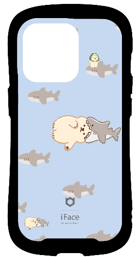 iFace reflectionインナーシート iPhone14Pro アニマル サメ くま