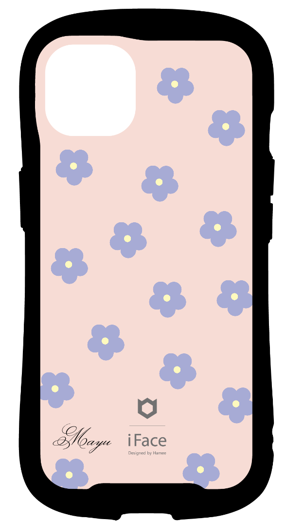 iFace reflectionインナーシート iPhone13 オリジナル 単色 オリジナルスタンプ シンプル Mayu