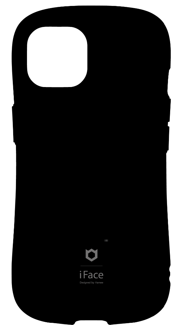 iFace reflectionインナーシート iPhone14 オリジナルスタンプ モノクロ