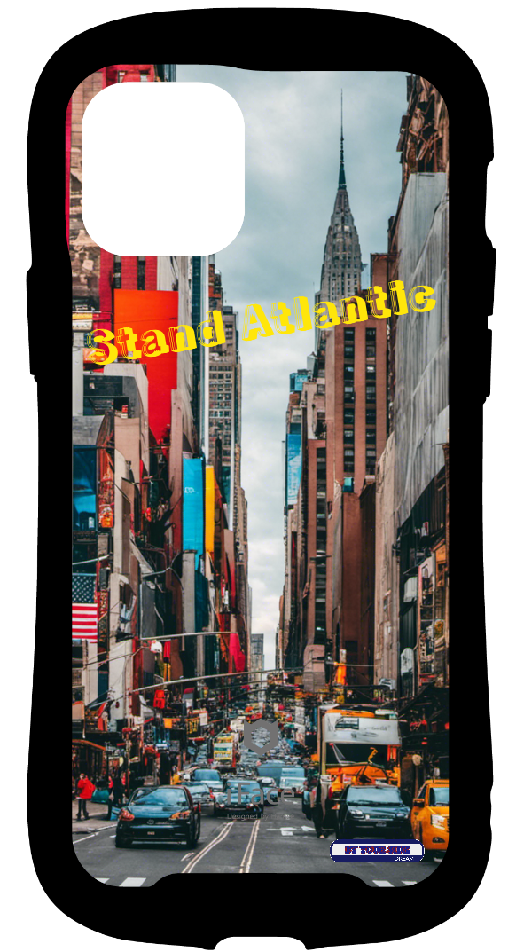 iFace reflectionインナーシート iPhone 12/12 Pro Street New York colorful Stand Atlantic オリジナルスタンプ ポップ