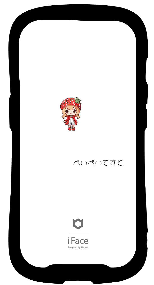 iFace reflectionインナーシート iPhone14Pro AI 人物 ぺいぺいてすと