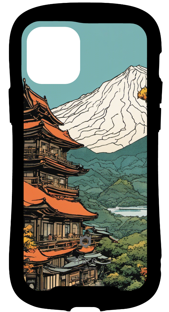 iFace reflectionインナーシート iPhone 12/12 Pro 筑波山