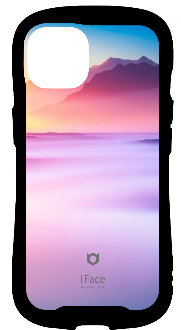 iFace reflectionインナーシート iPhone14 Seamless patterns, 小花柄 iFace グラデーション 花 魚 モノクロ レトロ