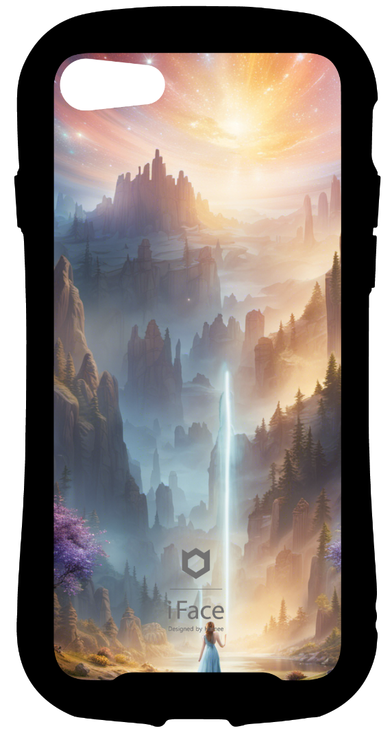 iFace reflectionインナーシート iPhone SE 2022/SE 2020/8/7 iFace シンプル 花 テスト 星